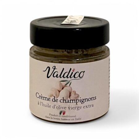 Crème de champignons à l'huile d'olive