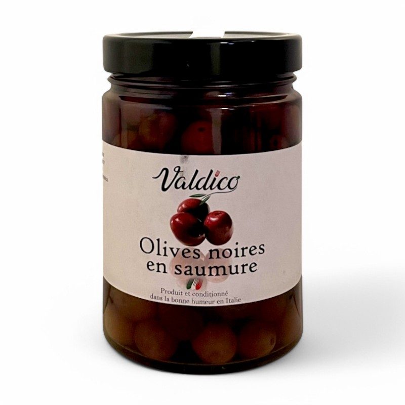 Olives noires en saumure 580 G