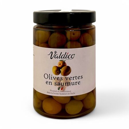 Olives vertes en saumure 580 G