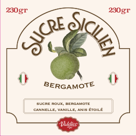 Sucre sicilien à la bergamote