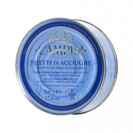 Filets d'anchois à l'huile 500g (date courte)