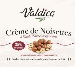 Pâte à tartiner noisettes à l'huile d'olive